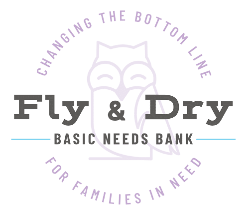 Fly and Dry Basic Needs Bank logo